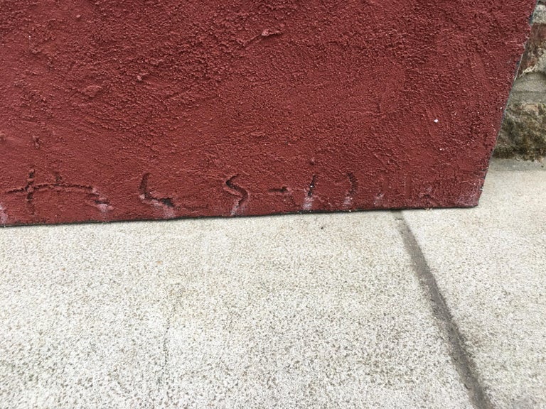 Marko Milovanovic SelfPortrait Red and Green, Dated 1991 For Sale at