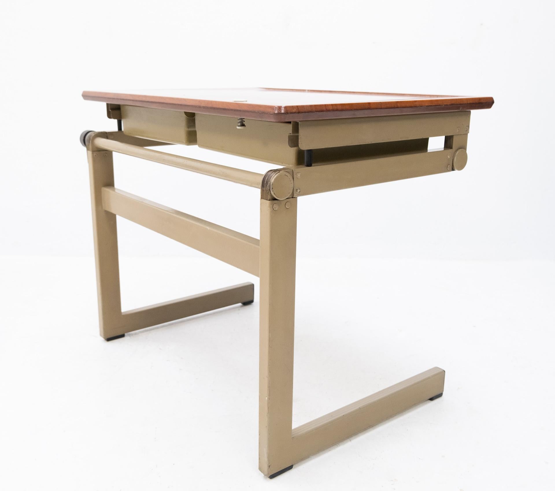 Metal Marko Small Industrial Drawing Table, Holland, 1960s