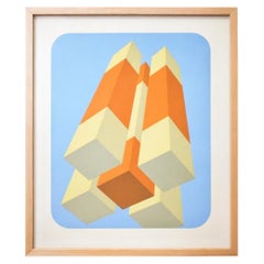 Marko Spalatin "Cube Section II" Serigraph