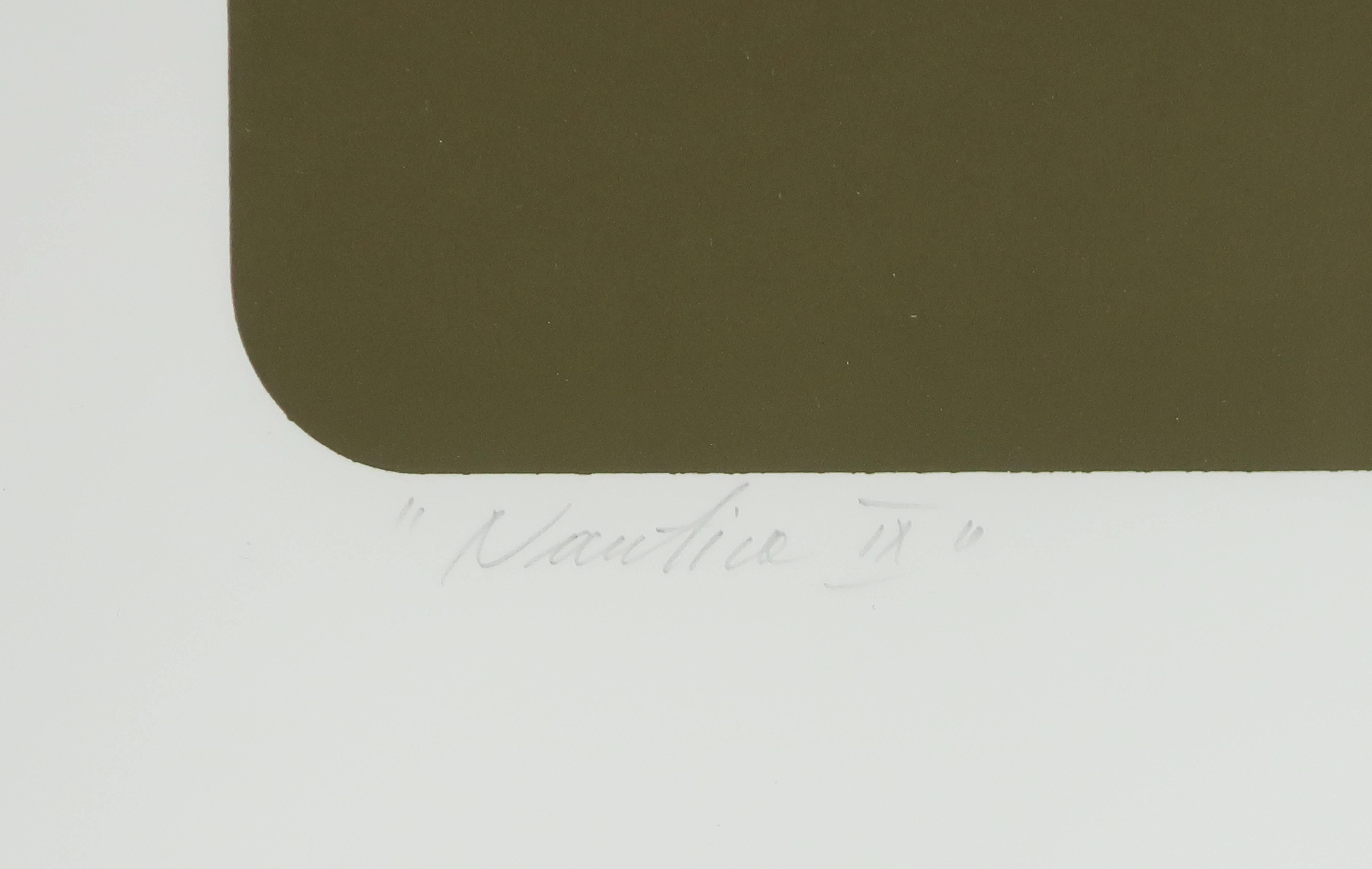 American Marko Spalatin “Nautica IX” Serigraph, 1982