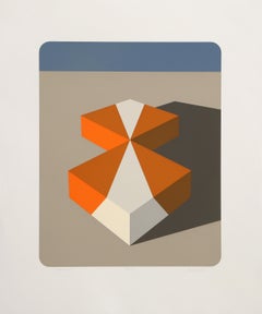 Hydroid I, serigrafia astratta geometrica di Marko Spalatin