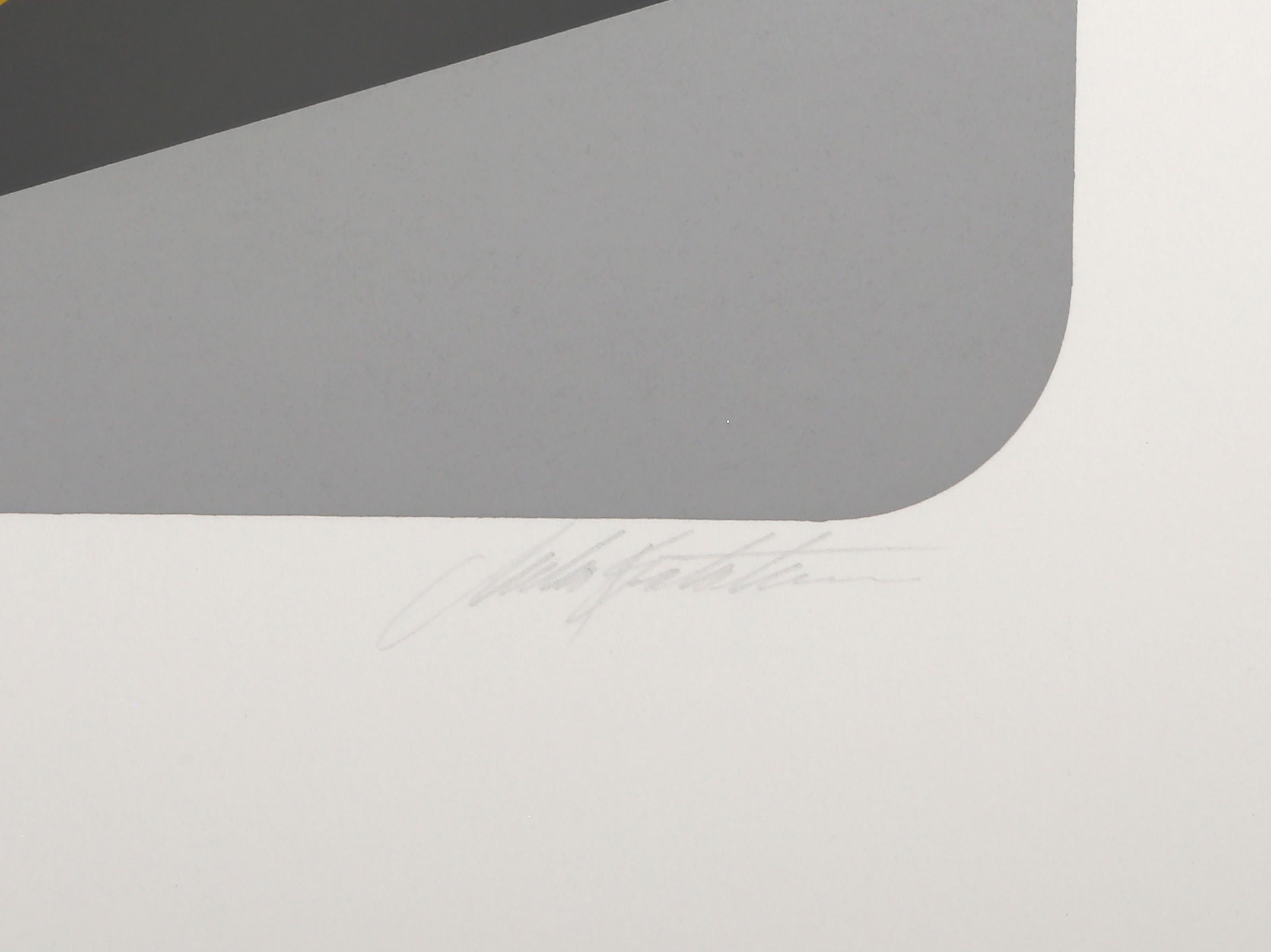 Nautica III, sérigraphie géométrique abstraite de Marko Spalatin en vente 3