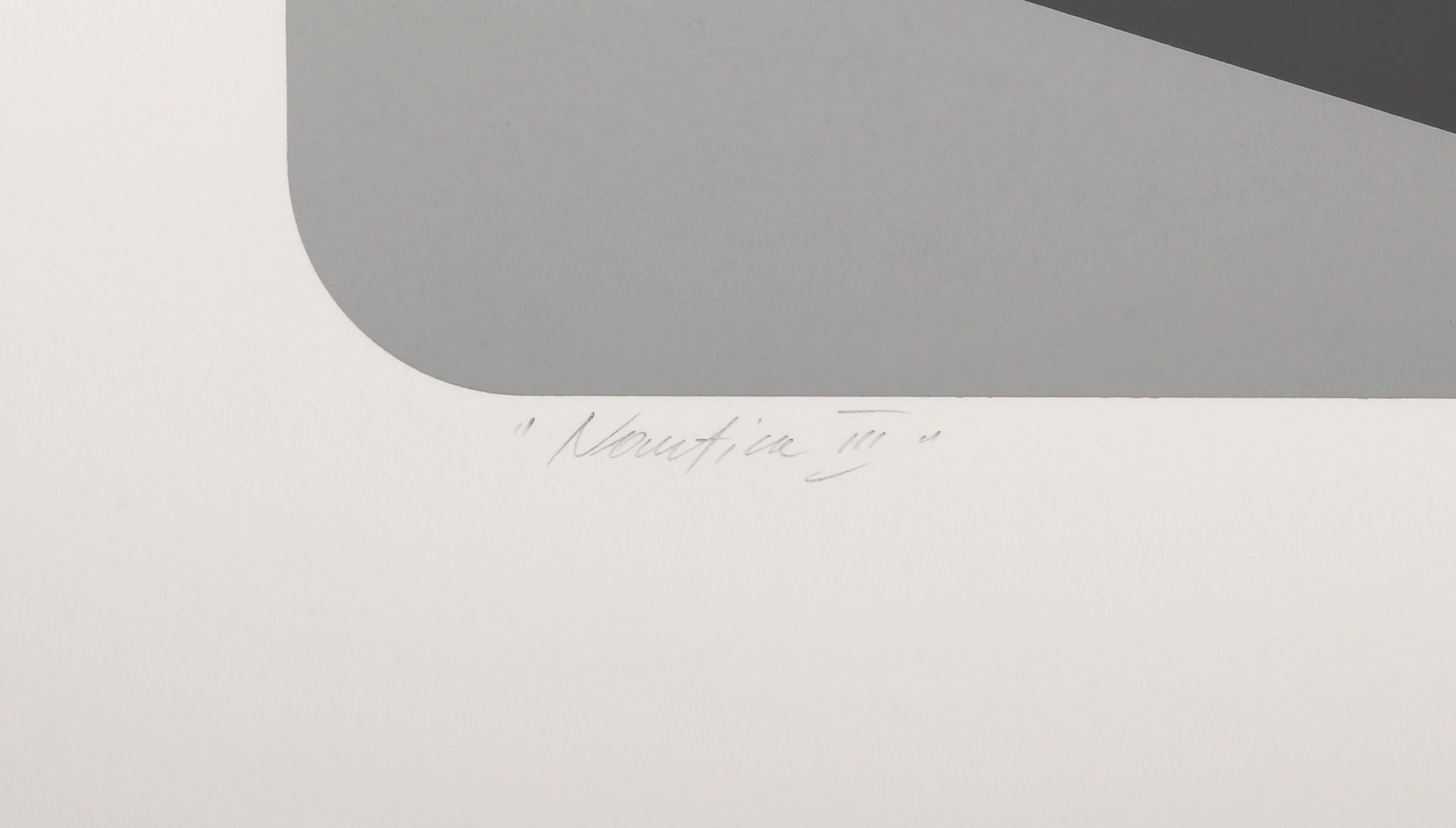 Nautica III, sérigraphie géométrique abstraite de Marko Spalatin en vente 4