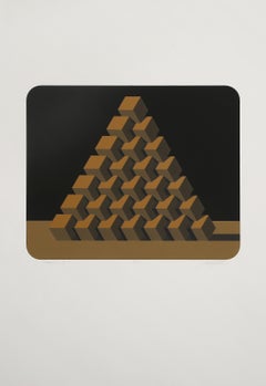 Nautica XI, Geometric Abstract Screenprint by Marko Spalatin