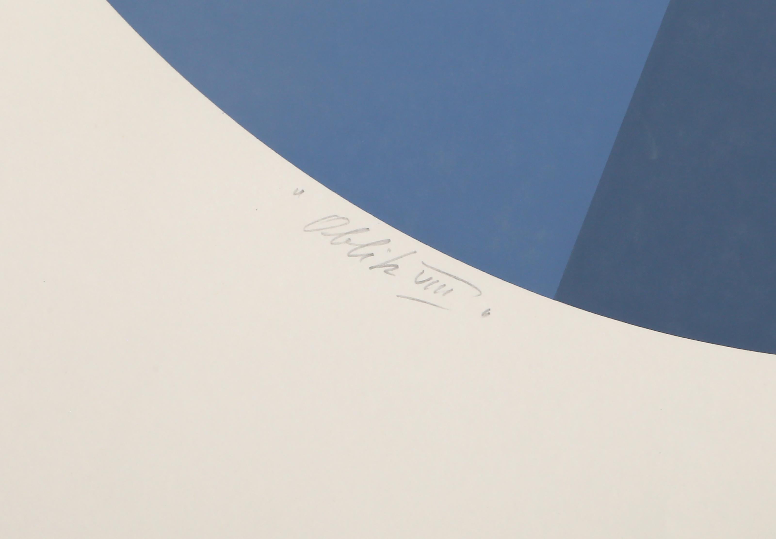 Oblik VIII, Geometrischer abstrakter Siebdruck von Marko Spalatin im Angebot 4