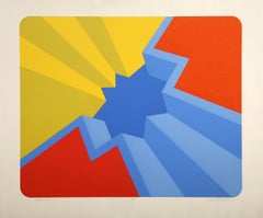 Silba IV, serigrafia geometrica astratta di Marko Spalatin