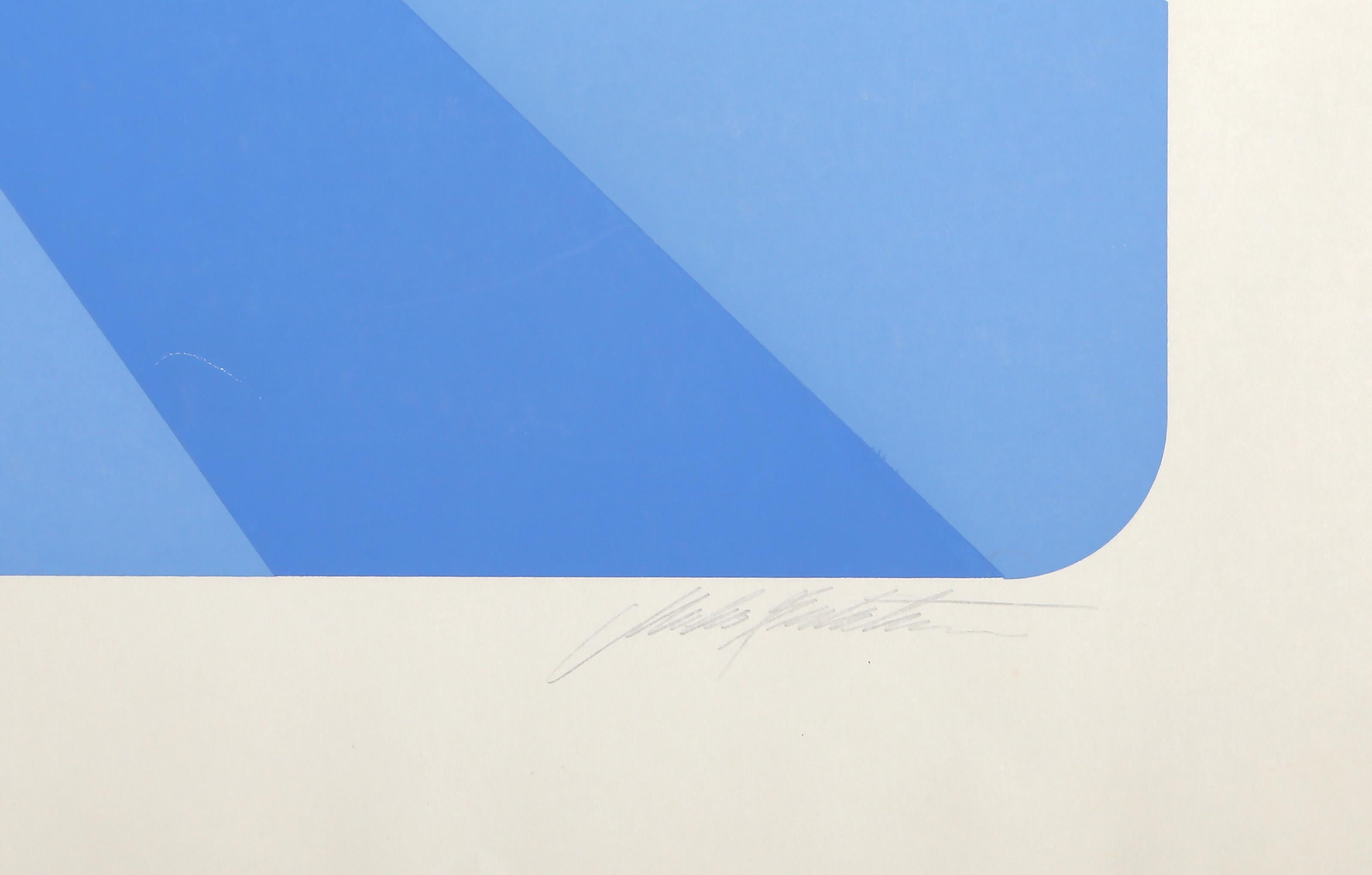 Silba IV, Serigrafía Geométrica Abstracta de Marko Spalatin en venta 3