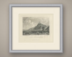 Burg Marksburg am Rhein, Stahlstich nach Birket Foster, um 1872