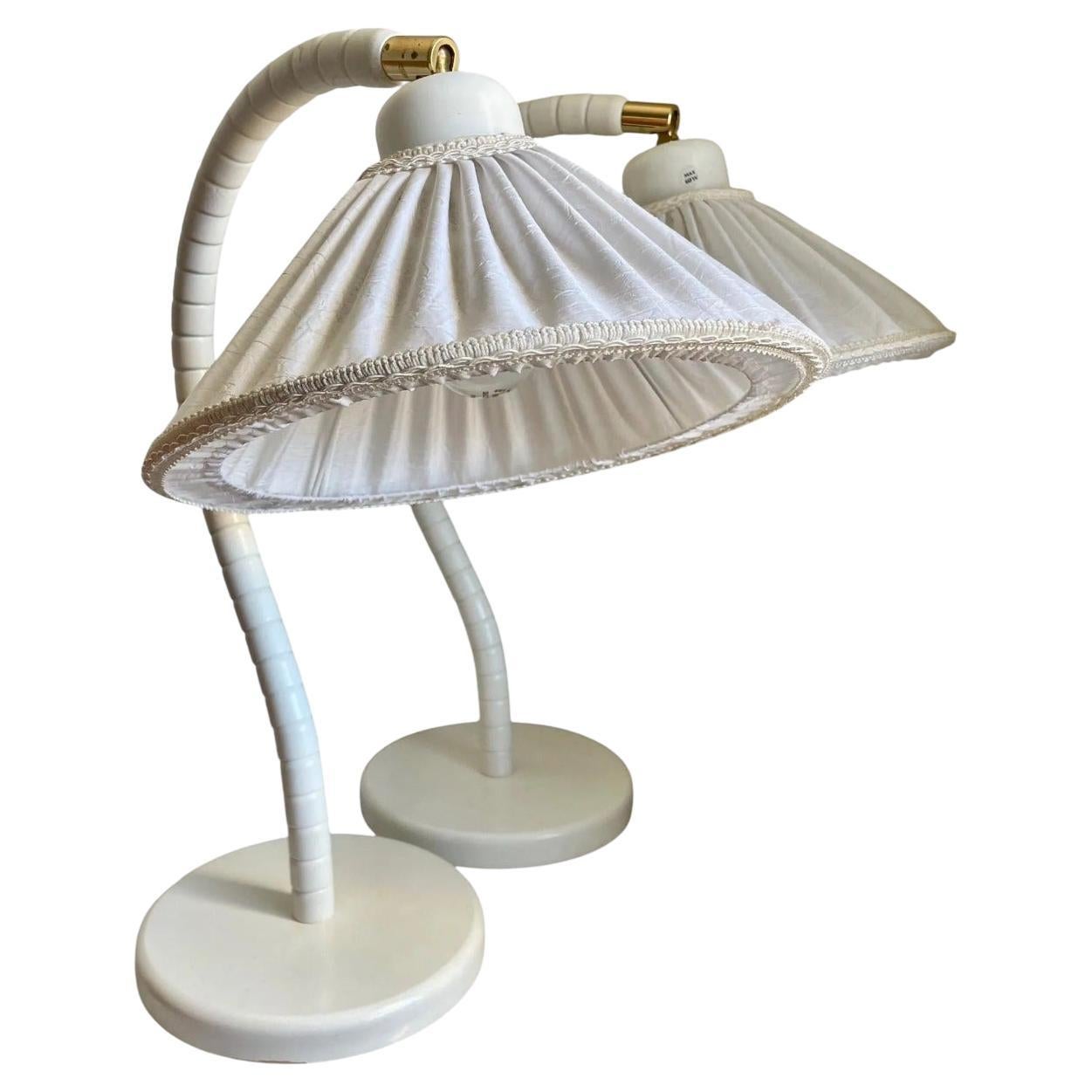 Markslöjd - Paire de lampes de table du milieu du siècle, Suède, années 1970