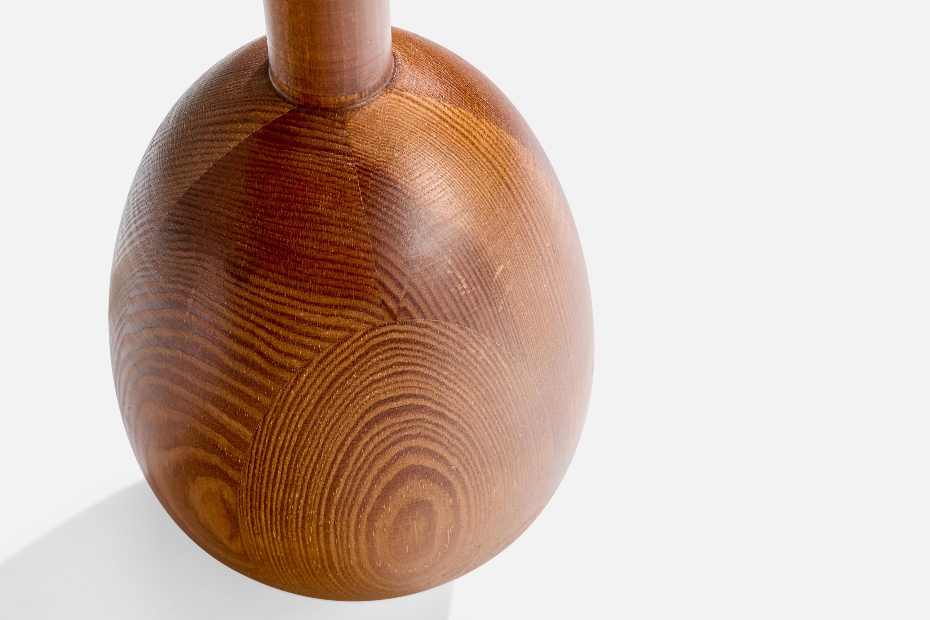 Markslöjd, Lámpara de mesa, Pino Suecia, años 70 en Bueno estado para la venta en High Point, NC