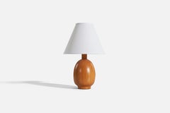 Markslöjd, Table Lamp, Solid Pine, Kinna, Sweden, C. 1970s