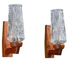 Markslöjd, appliques, verre, Wood, Suède, années 1970