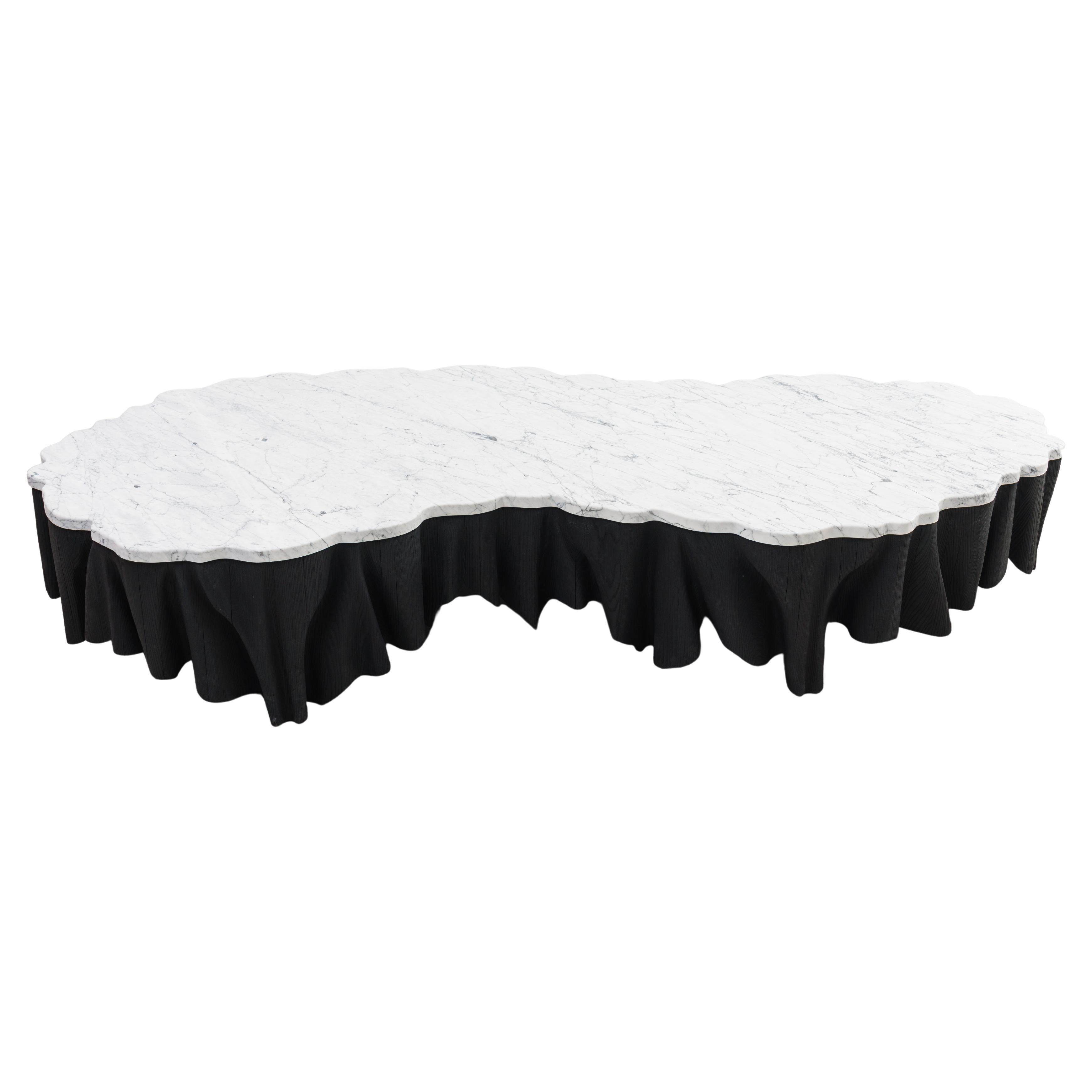 Markus Haase, Ash and Marble Aeolian Low Table iii, Usa For Sale