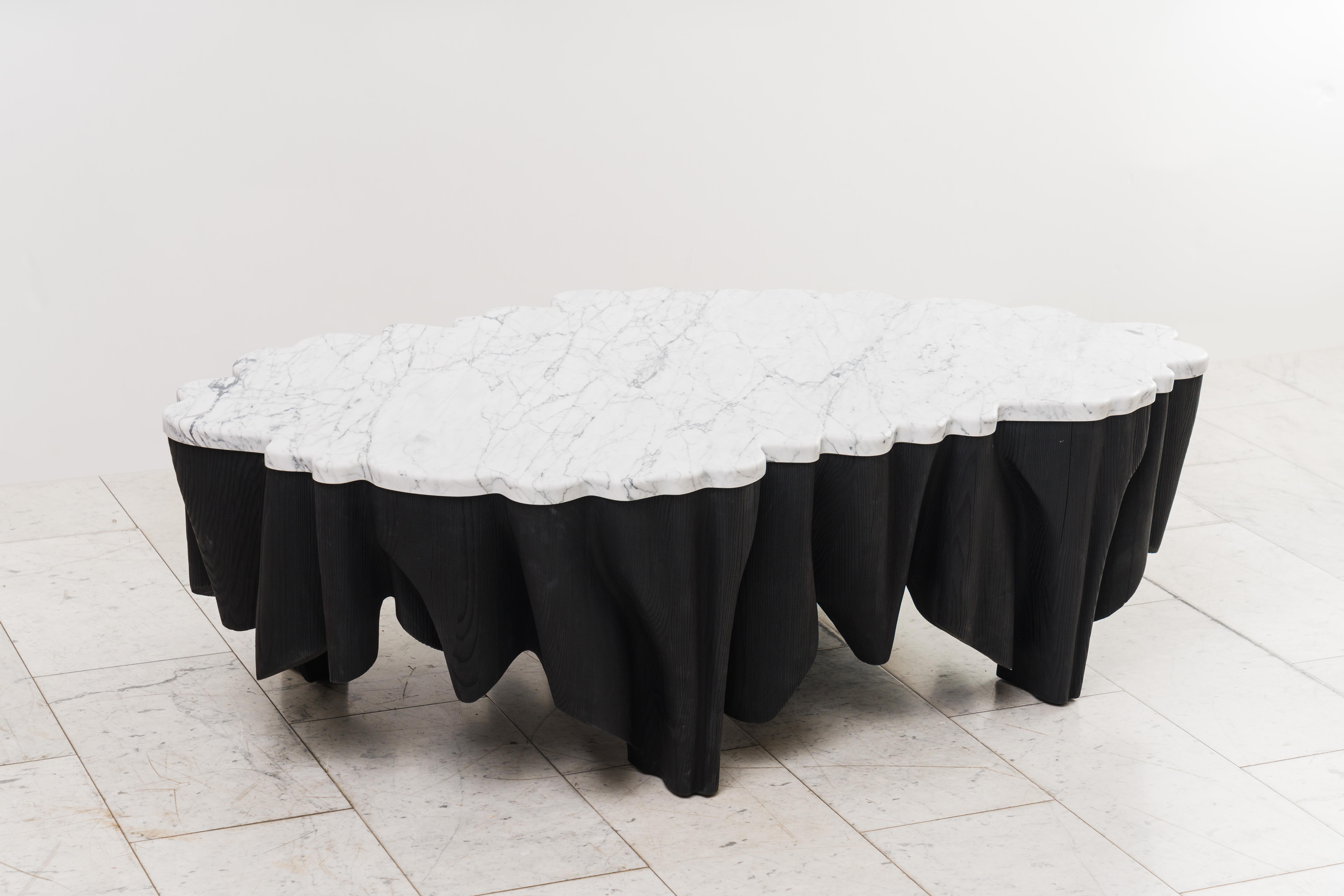 Markus Haase, Ash and Marble Aeolian Low Table IV, USA For Sale 1