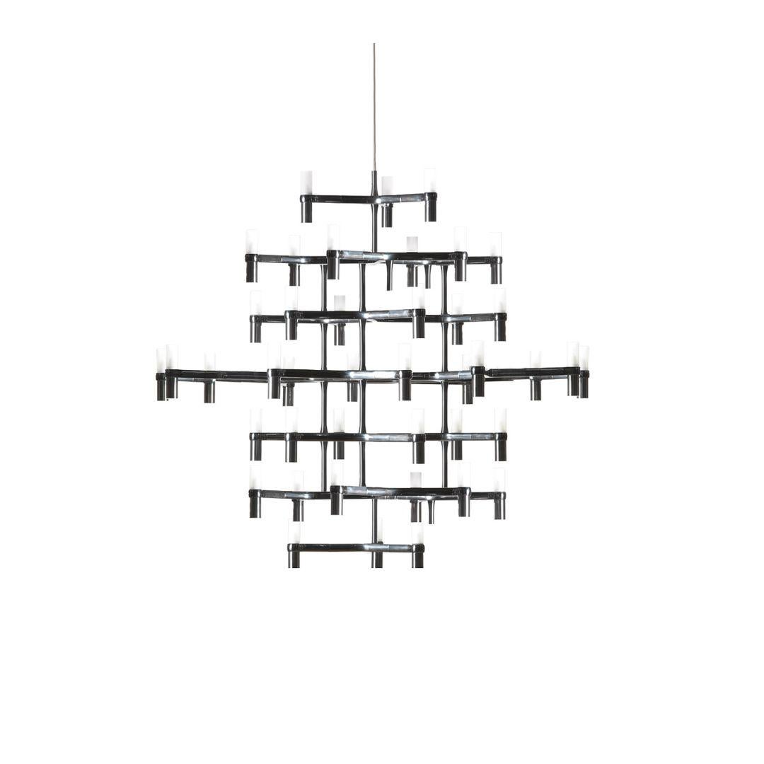 Markus Jehs & Jürgen Laub Lustre Crown Magnum en aluminium poli pour Nemo en vente 1