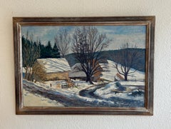 Snowy countryside