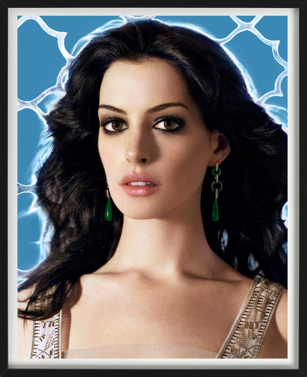 Anne Hathaway, Fine Art Photography 2006 - Black Color Photograph by Markus Klinko