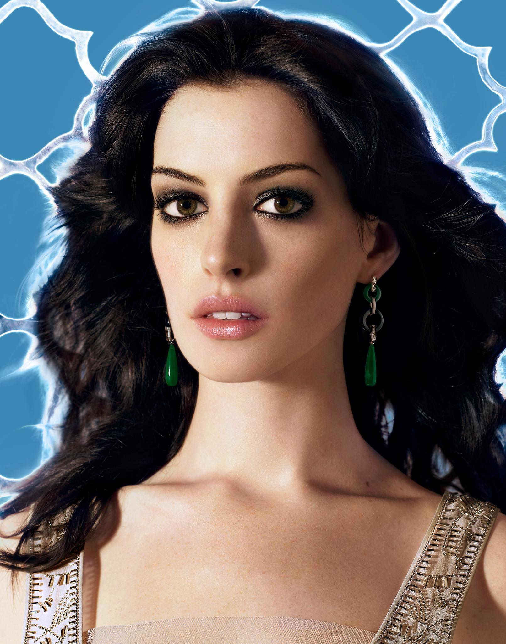 Markus Klinko Color Photograph - Anne Hathaway, Fine Art Photography 2006