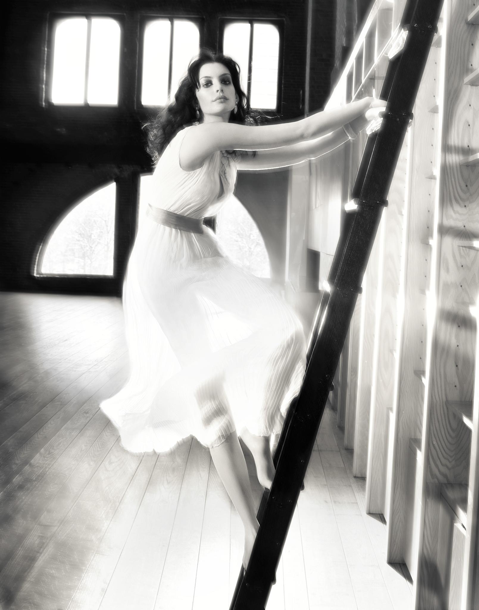 Anne Hathaway, The Ladder - Photograph by Markus Klinko