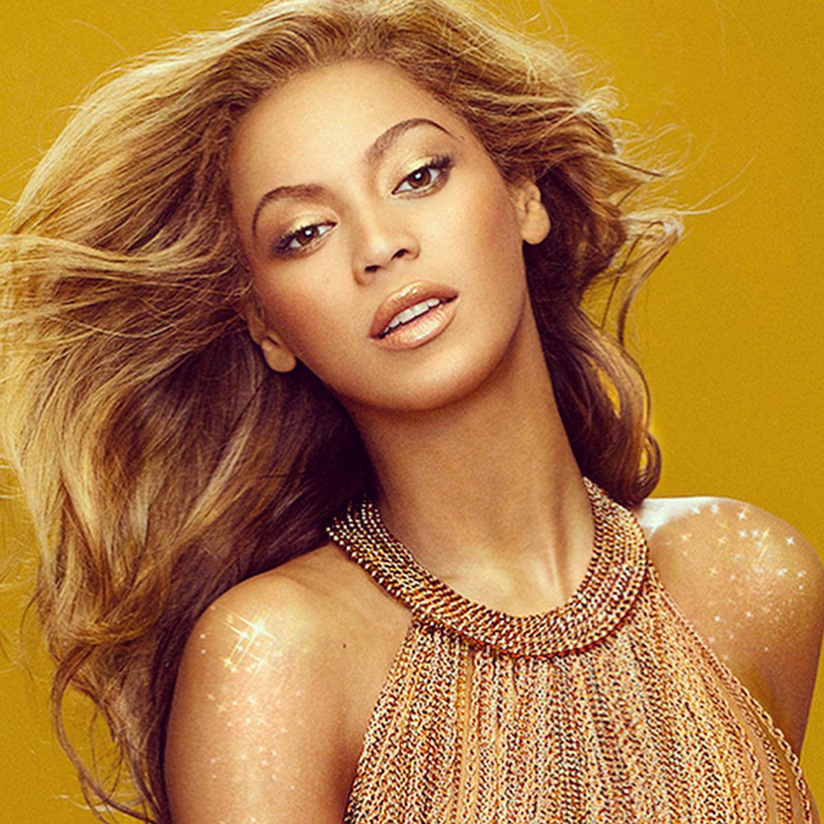 Markus Klinko Color Photograph - Beyonce, GOLD, New York, 2009