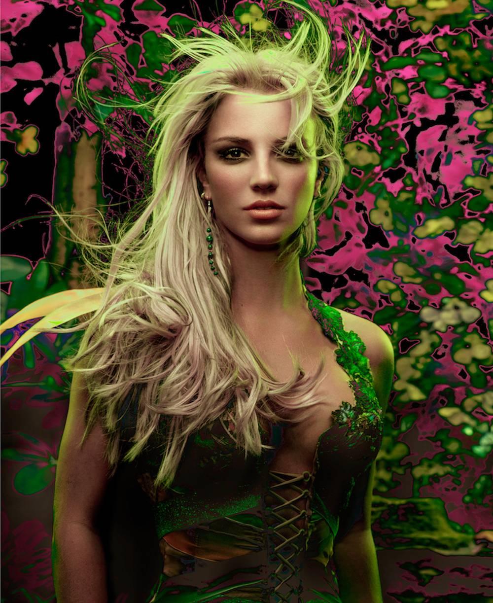 Markus Klinko Portrait Photograph - Britney Spears Garden