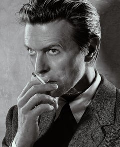 David Bowie „Smoking“ Foto, signiert Lt'd Ed  von Markus Klinko - Versandkostenfrei