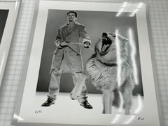 David Bowie : The Protector in monochrome 33" x 40" print by Markus Klinko