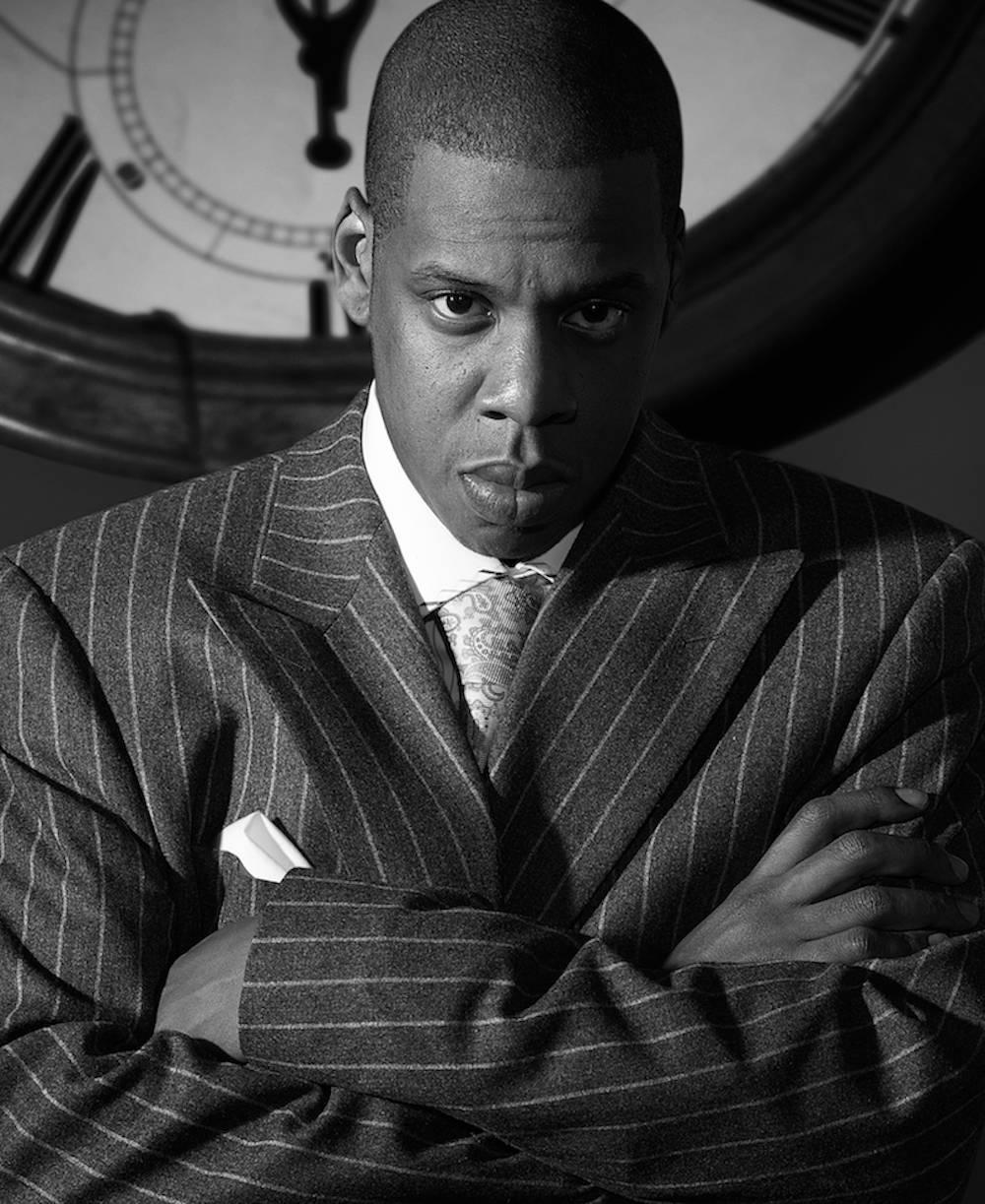 Markus Klinko Black and White Photograph - Jay Z