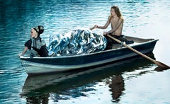 Markus Klinko - Daphne Guinness, El barco, Fotografía 2011, Impresión posterior