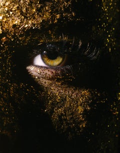 Markus Klinko - Gold Eye, Photography 2024, Printed After