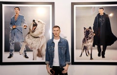 Natural Villains - David Bowie con il lupo - Fotografia d'arte in edizione limitata