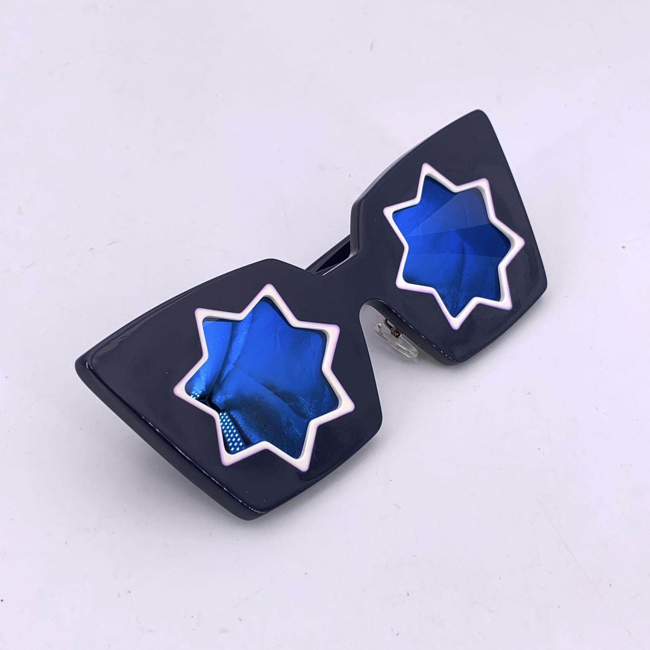 Femenino o masculino Gafas de sol Markus Lupfer by Linda Farrow Blue Star espejadas ML/10/4 en venta