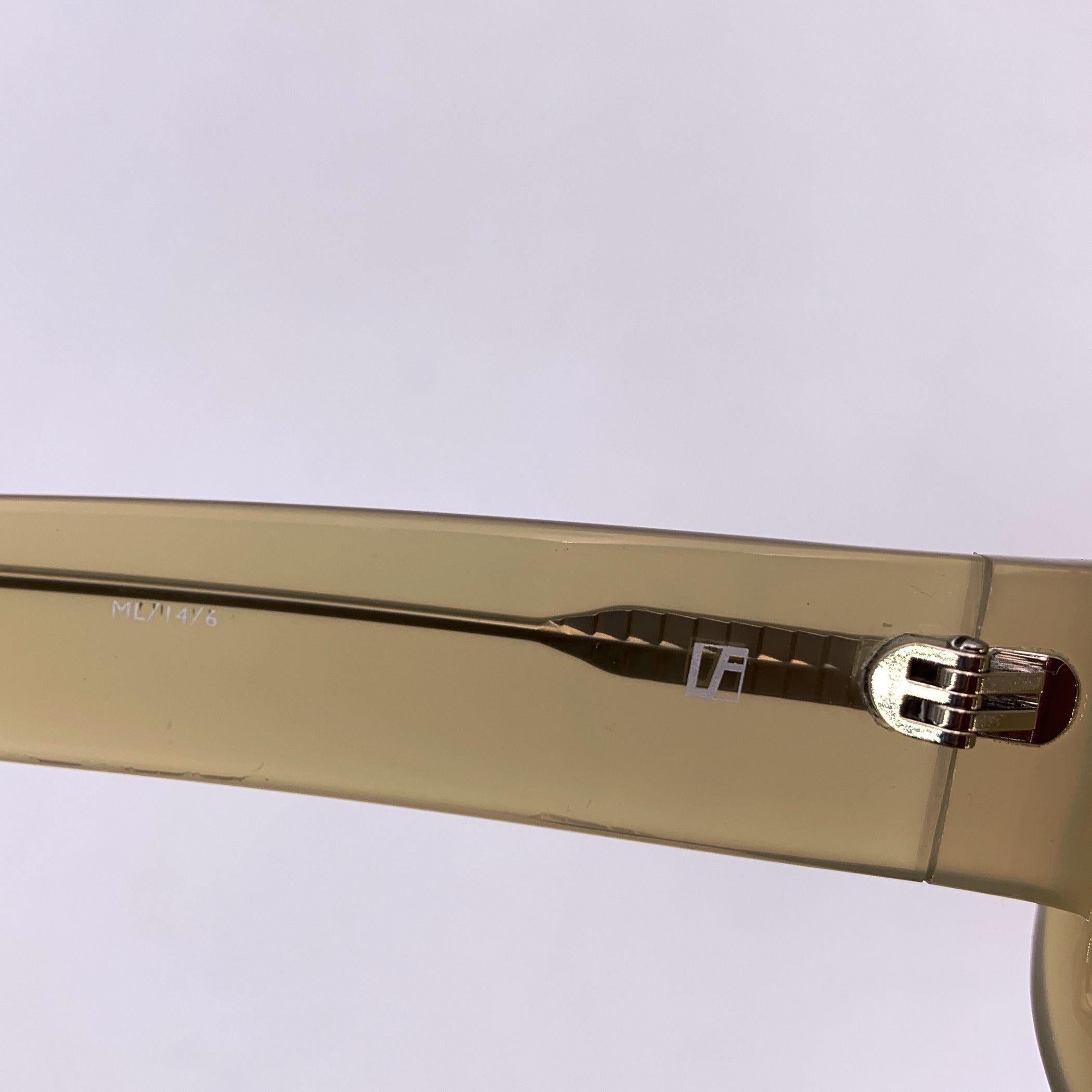 Occhiali da sole Markus Lupfer by Linda Farrow Oversize marrone ML/14/2 In condizioni ottime in vendita a Rome, Rome