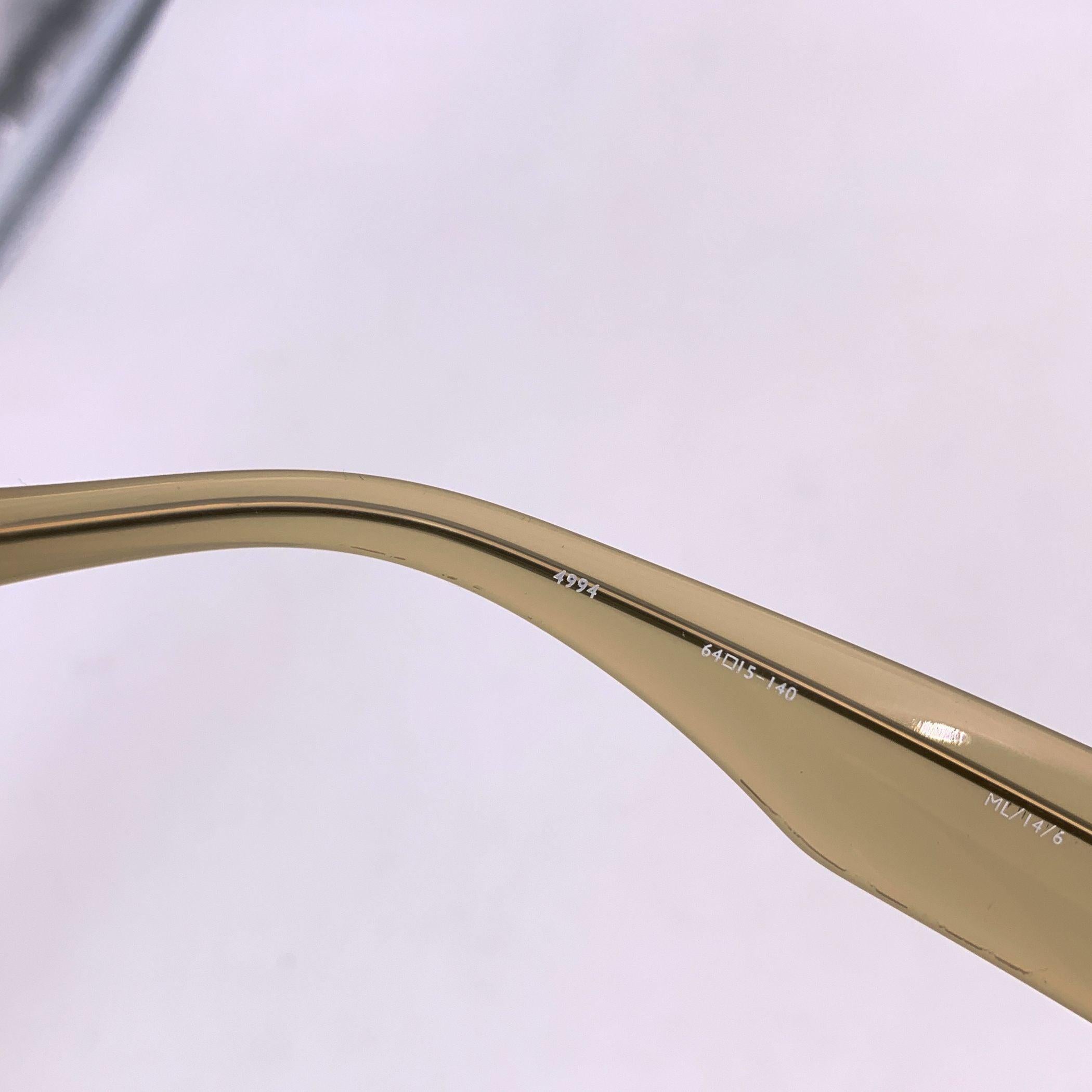 da uomo o donna Occhiali da sole Markus Lupfer by Linda Farrow Oversize marrone ML/14/2 in vendita