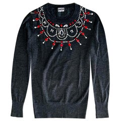 Markus Lupfer Pullover aus Merinowolle und Kristall