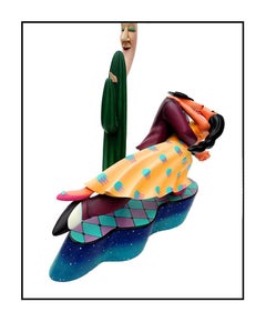 Markus Pierson Original Coyote Wild Ones Sculpture Signed Artwork Rare Painting