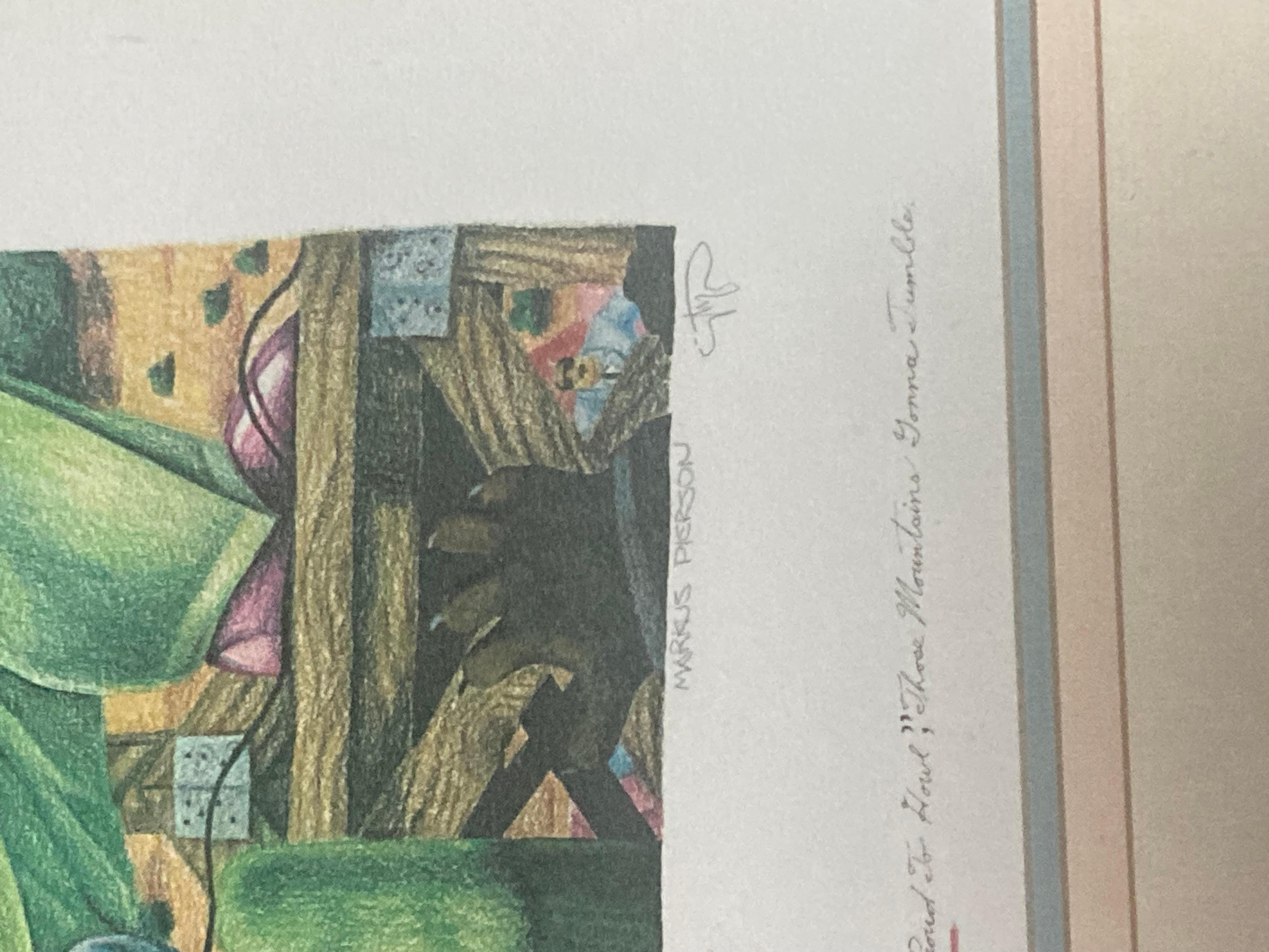 Lithographie signée et numérotée. En bon état. Mesure 31x27
