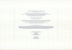 Markus Raetz 'Skulpturelandskap Nordland' 1991- Vintage By