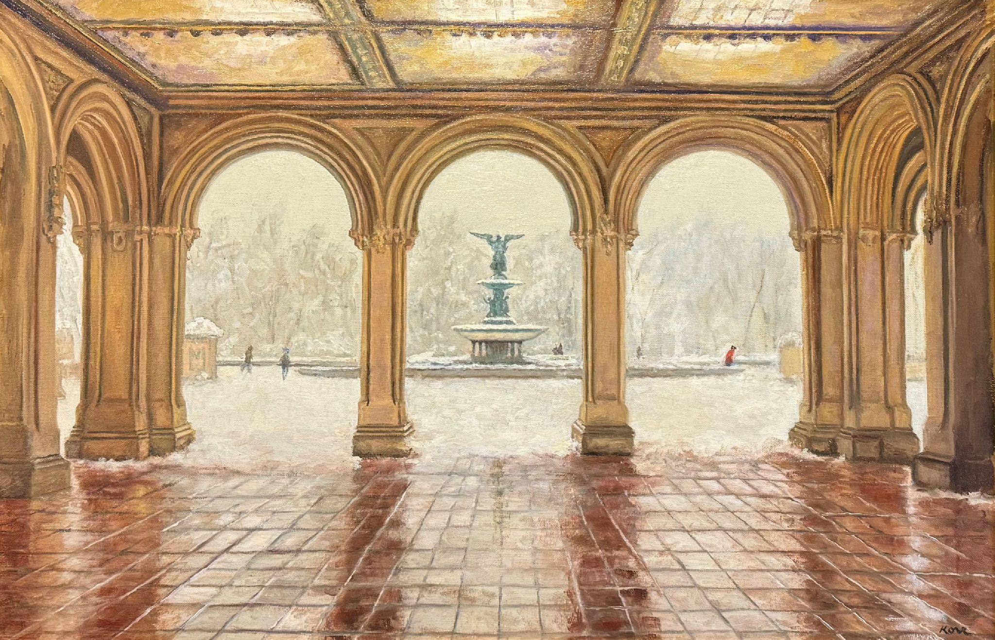 Bethesda Terrace in Snow