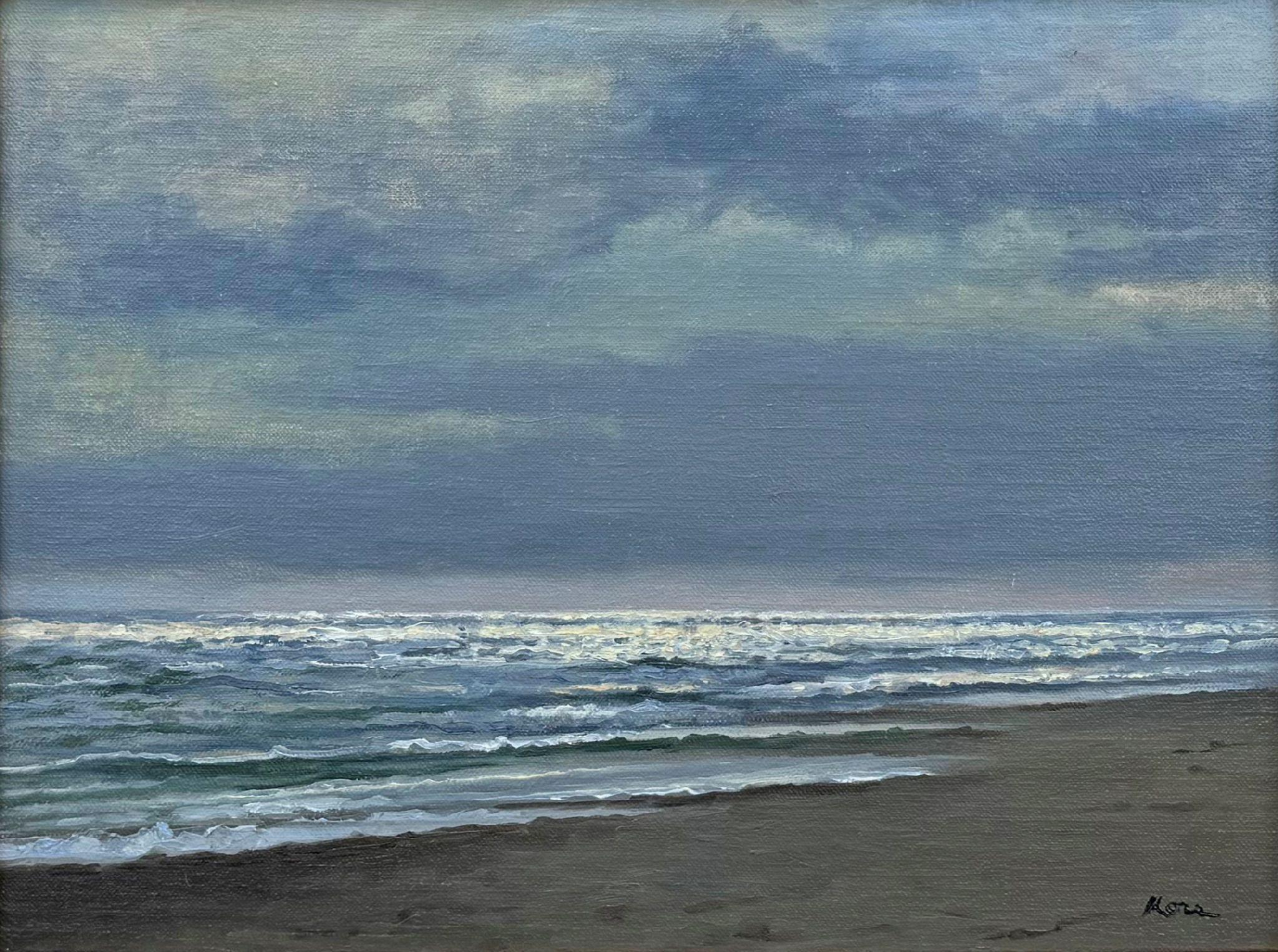 Landscape Painting de Marla Korr - Luz en el horizonte