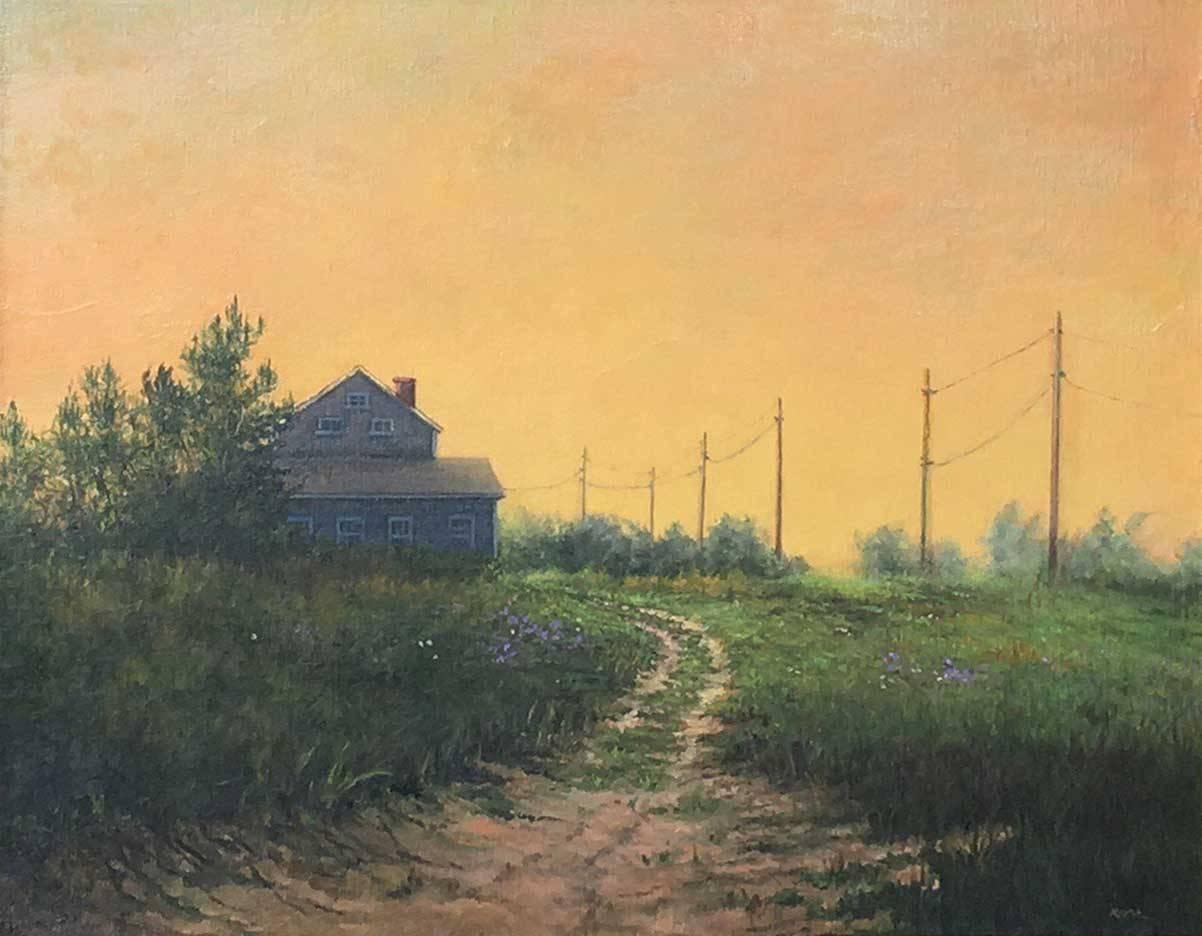 Marla Korr Landscape Painting - Madaket Sunset