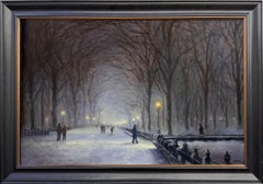 Snowy Night, Central Park