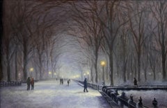 Snowy Night, Central Park