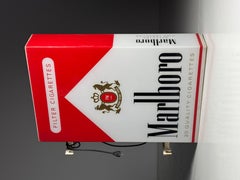 Marlboro vintage light box, 1980–1990