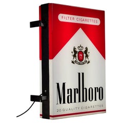 Marlboro vintage light box, 1980–1990