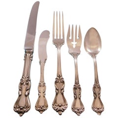 Marlborough by Reed & Barton Sterling Silver Flatware Set for 6 Service 31 Pcs