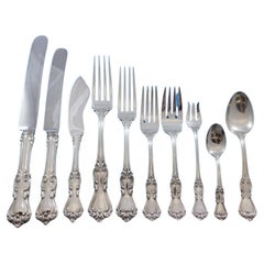 Marlborough by Reed & Barton Cubiertos de Plata de Ley Servicio de Cena 84 piezas