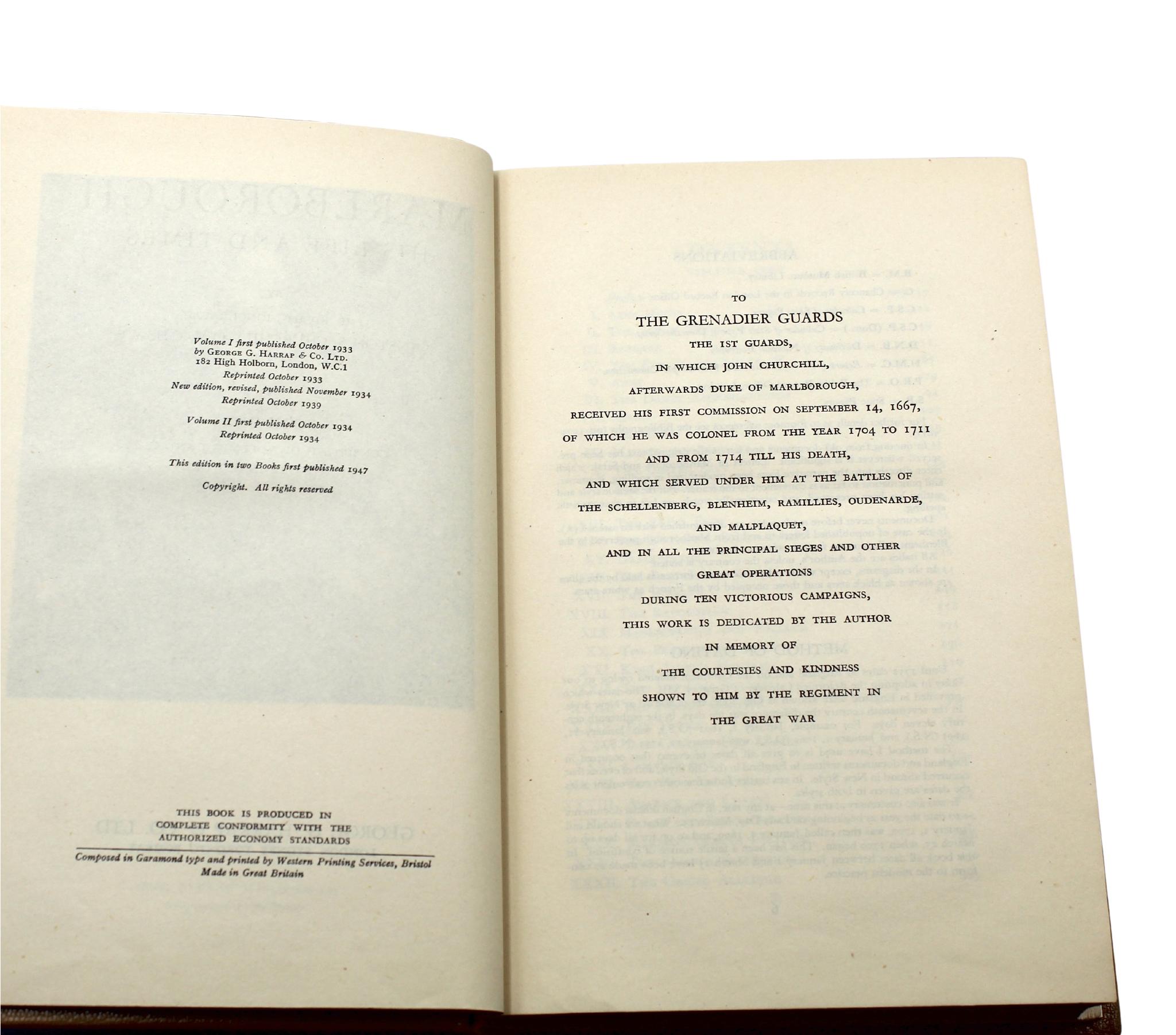 Marlborough: His Life and Times, von Winston Churchill, Erstausgabe Thus, 1947 im Angebot 1