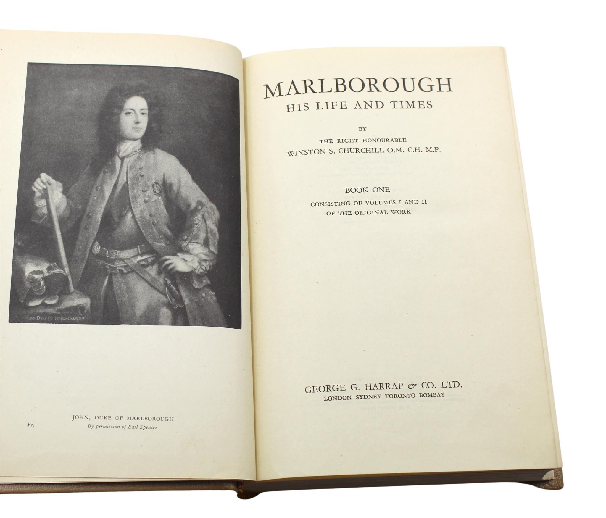 Marlborough: His Life and Times, von Winston Churchill, Erstausgabe Thus, 1947 (Mitte des 20. Jahrhunderts) im Angebot
