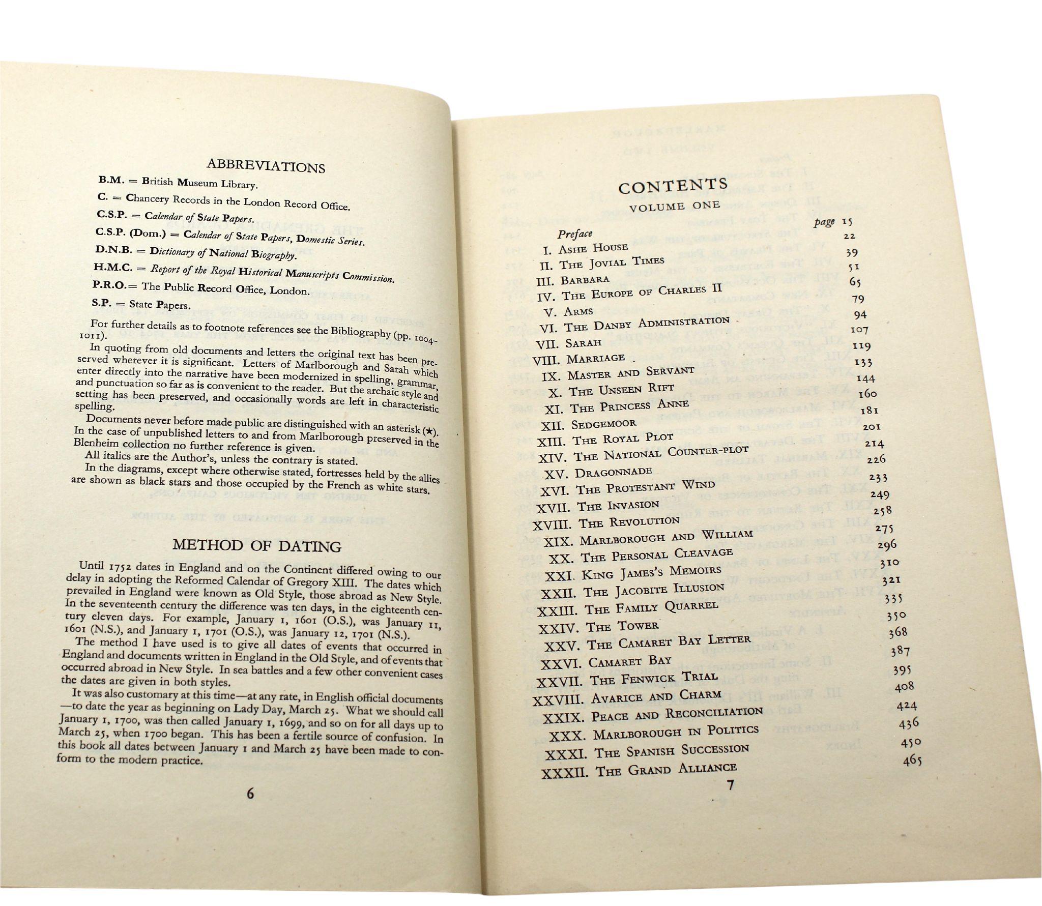 Marlborough: His Life and Times, von Winston Churchill, Erstausgabe Thus, 1947 (Leder) im Angebot